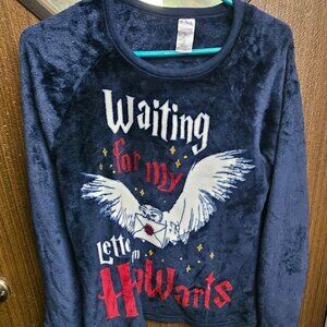 Harry Potter Long Sleeve Fleece Top - Size M (8-10)